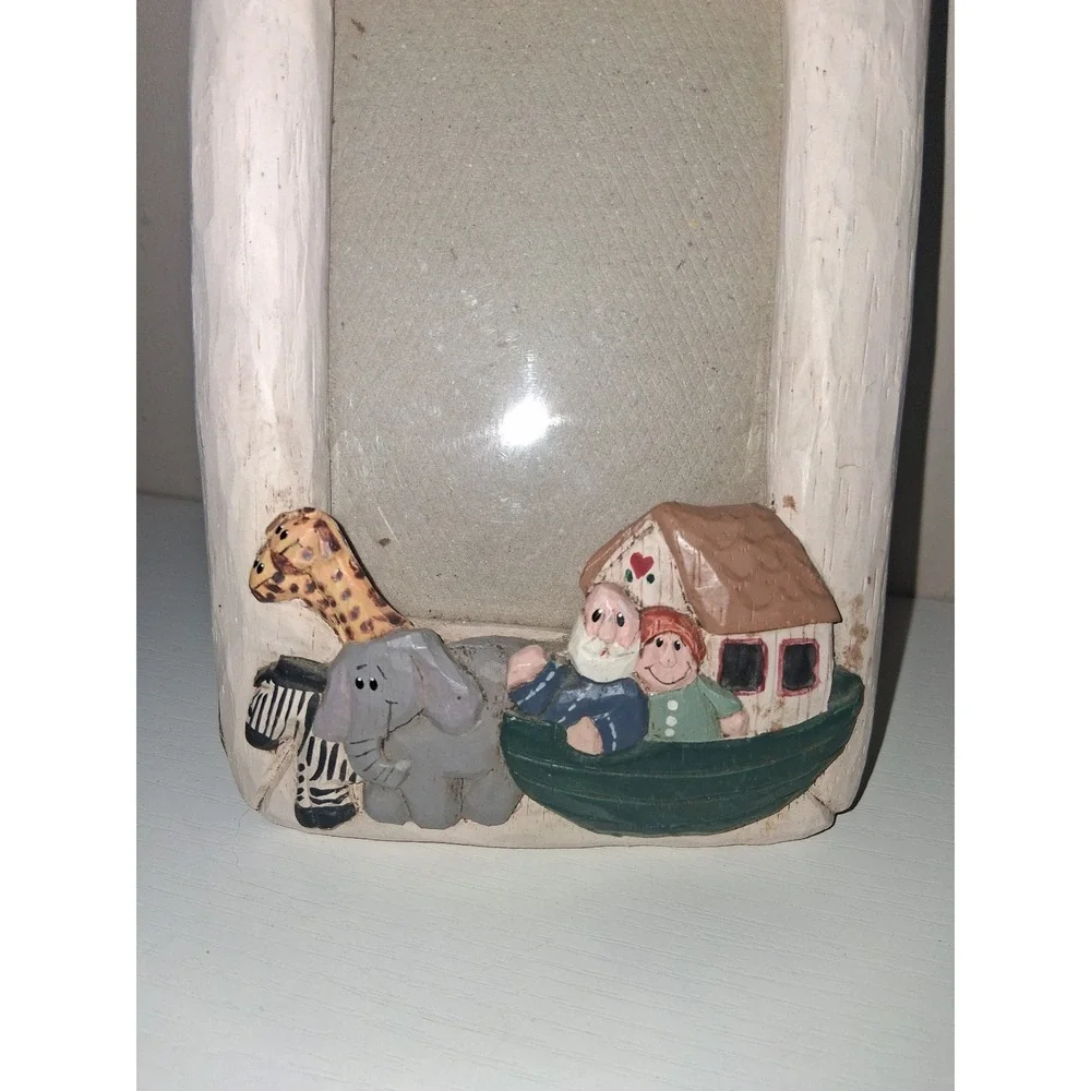 Vintage Noah's Ark Picture Frame 3